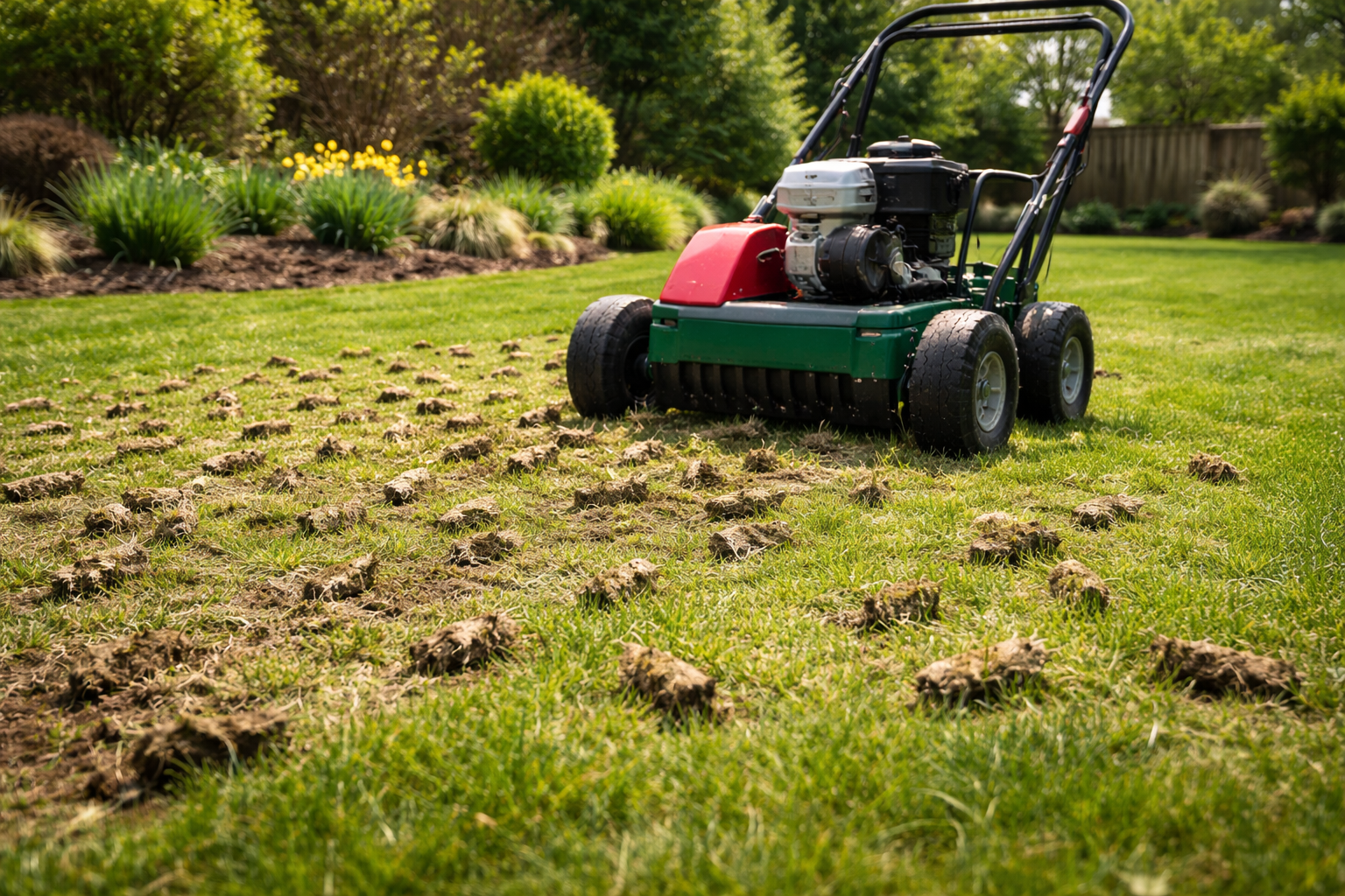 When to Aerate Your Lawn in Fergus and Elora
